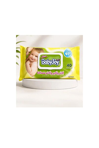 BabyJoy Thick and Large Scented, 40 Wet Wipes