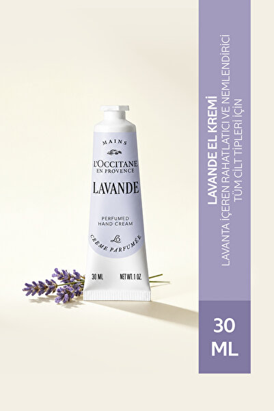 L'Occitane Lavande El Kremi, Lavanta Özlü Nemlendirici, 30 ml