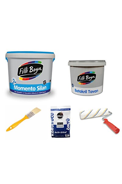 Filli Boya Filli Momento Silan Iç Cephe Duvar Boyası 15 Lt + Tavan Boyası 10 ...