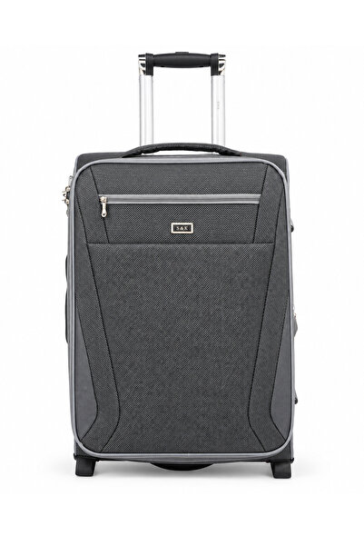 Generic 28 Inch Expandable Checked Soft Trolley Travel Luggage with 2-Wheel D...