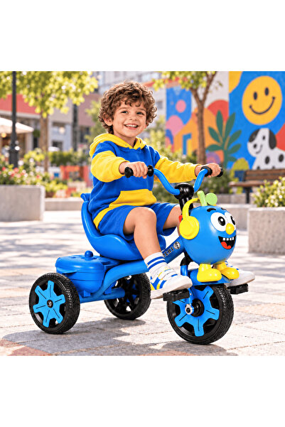 Generic Brand Children's Tricycle with Pedals and Toy Box - Fun and Stylish B...
