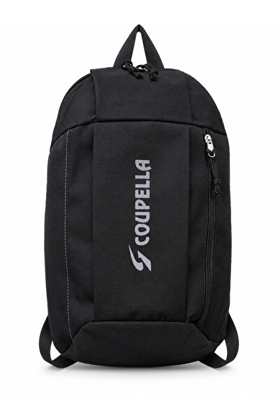 COUPELLA Black Unisex Sports Backpack Daily School and Travel Bag