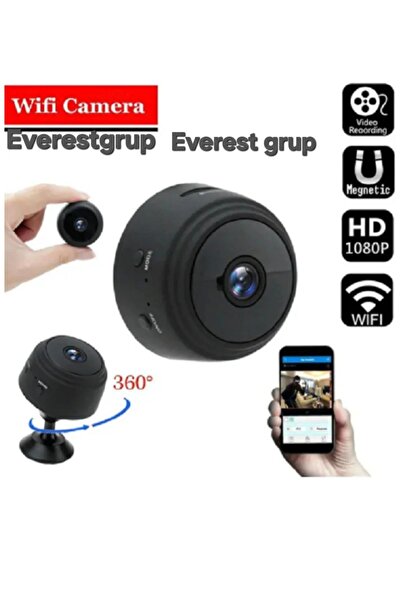 Everest Grup Mini Kablosuz Wi-Fi Güvenlik Kamerası | 1080P HD Çözünürlük | İç...