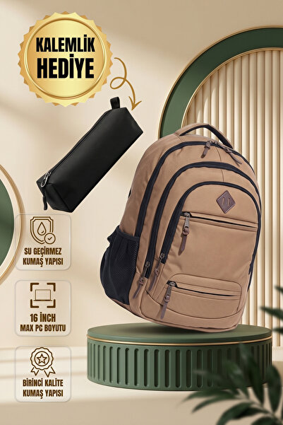 Fiyaka Gk19 Unisex Okul Sırt Çantası Öğrenci Günlük Seyahat Tatil Spor Yürüyü...