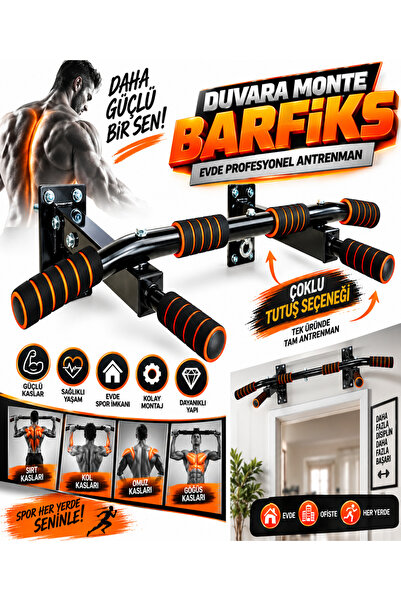 Havana Duvar Barfiks Aleti Barfix Demiri Barfiks Çubuğu 200 Kg Taşıma Kapasiteli