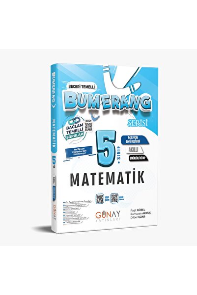 Günay Yayınları 5. SINIF BUMERANG SERİSİ MATEMATİK KONU ANLATIMLI 2026-2027 B...