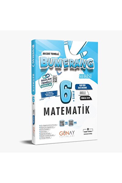 Günay Yayınları 6. SINIF BUMERANG SERİSİ MATEMATİK KONU ANLATIMLI 2026-2027 B...