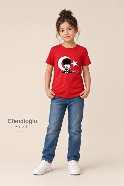 Efendioğlu Design Ataturk and Signature Printed April 23Rd National Sovereign...