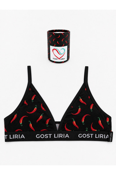 GOST LİRİA Pepper Desenli Kadın Bralet