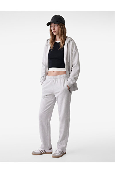 Koton Long Sleeve, Pockets, Comfortable Fit, Zippered Hooded Sweatshirt
