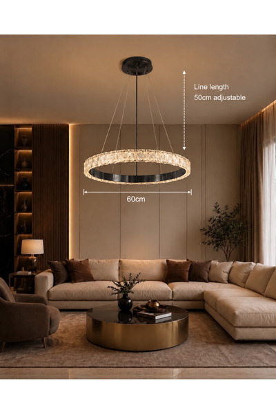 Generic Brand 60cm Ring Light with Three Color Lighting, Perfect Design Suitable for All Spaces.