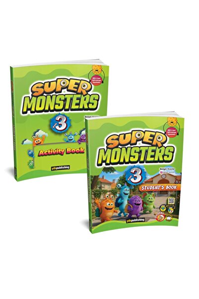yds publishing 3. Sınıf Super Monsters Student's Book + Activity Book