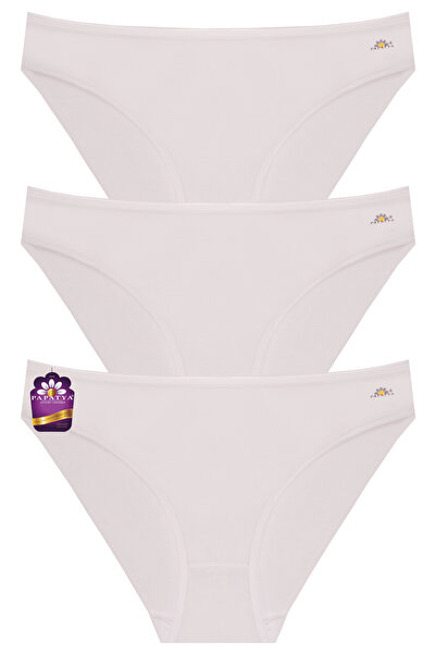 papatya lingerie Gerçek Bamboo Kumaşlı Basic Slip Külot 3'lü Paket pw-2521-3 ...
