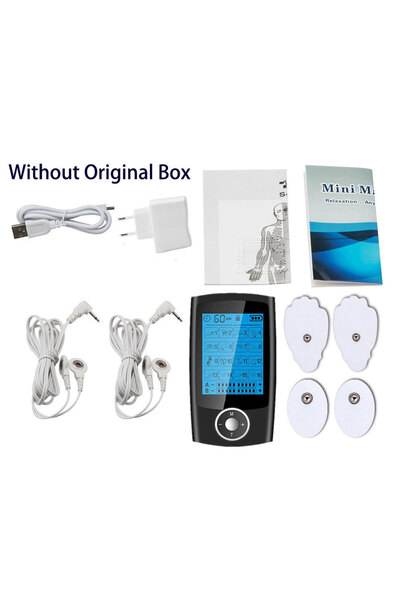 Choice1 جهاز تحفيز العضلات الكهربائي الرقمي من BK EU مزود بـ 16 وضعًا، جهاز ت...