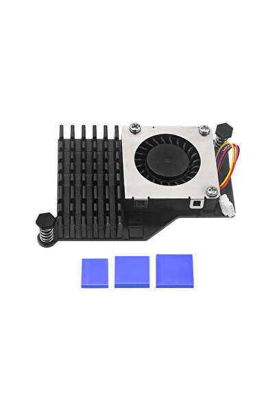 Choice1 Black Raspberry Pi 5 Active Cooler Aluminum Heatsink PWM Speed Adjust...