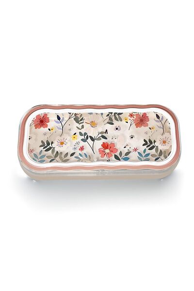 Choice 01 Minimalist Floral Bow Wavy Eyeglass Case,Creative Personalized Glas...