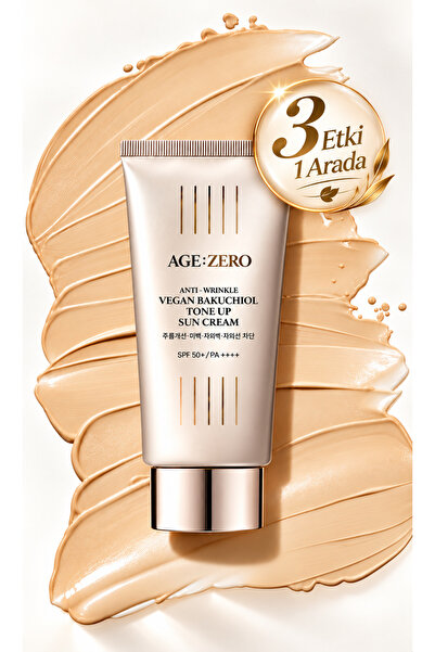 3 Etki 1 Arada Aydınlatıcı, Ton Eşitleyici, Anti Aging, Vegan Güneş Kremi Spf 50/Pa