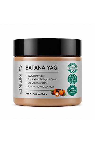 Sauvasine %100 Saf Batana Yağı | Pure Batana Oil | 120 g | Katkısız Yoğun Saç...
