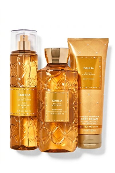 Bath & Body Works Dahlia Fine Fragrance Mist, Shower gel and Cream