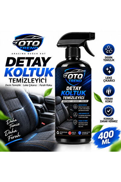 Oto Koltuk Temizleyici 400 ML | Koltuk ve Döşeme Leke Çıkarıcı Sprey