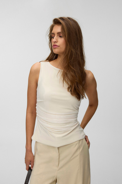 Vero Moda Women's VMFLORY Sleeveless Mesh Top Jersey