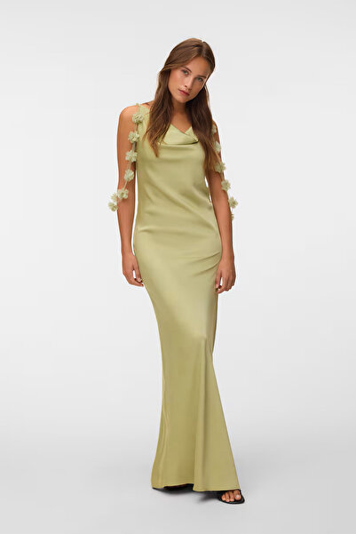 Vero Moda Women's VMANALEIA Sleeveless Detail Maxi Dress