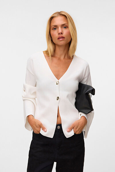 Vero Moda Women's VMSUSANNE Long Sleeve Button Cardigan Knit