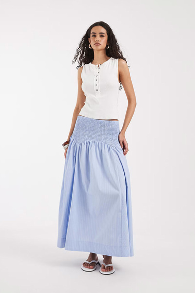Vero Moda Women's VMGREENLY High-Waist Ankle Woven Skirt