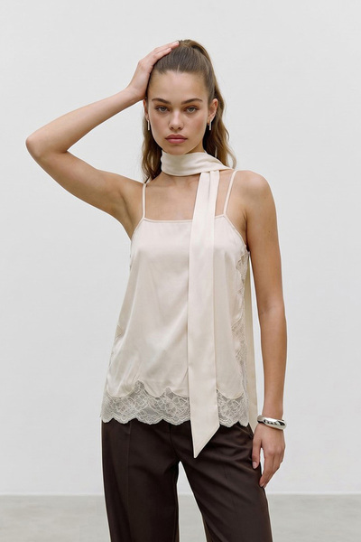 Vero Moda Women's VMQUINN Singlet Lace Top