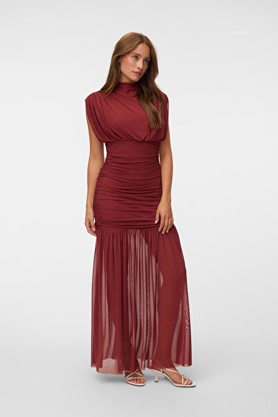 Vero Moda Women's VMKAILA Sleeveless High Neck Maxi Dress