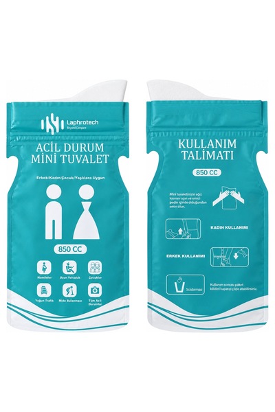 Laphrotech Beyond Compare Araç içi Mini Tuvalet İhitiyaç Torbası 4lü Paket