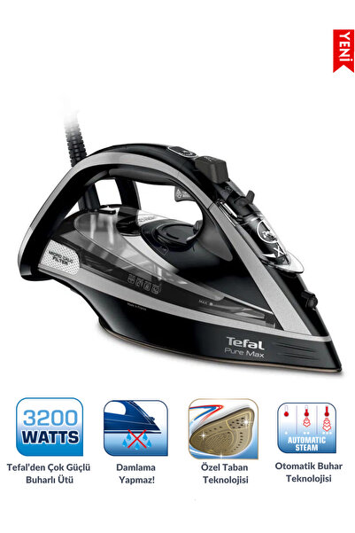 TEFAL 2 in 1 Özel Micro-Calc Filtreli Premium Performanslı Özel Tabanlı Ütü -...