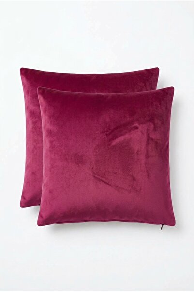 KIRLENT TEKSTİL Babyface Velvet Decorative Throw Pillow Cover Stain Resistant...