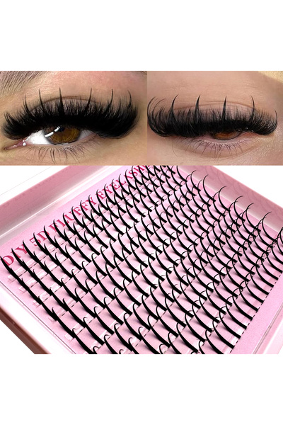 Choice1 MIX D Thin Mew Spiky Lash Extension Premade Individual Lashes Cluster...