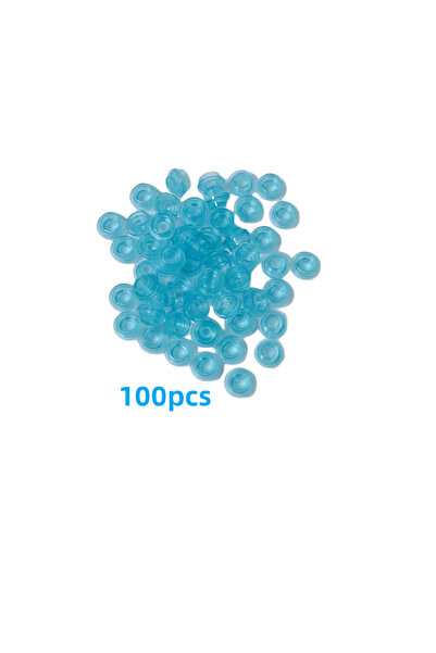 Choice3 light blue 100pcs Transparent Six Color Pixel Bricks Compatible MOC B...