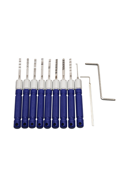 Choice YELLOW 11pcs KABA/Computer Lock Pick Set Repairing Tools for Locksmith...