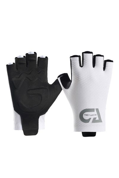 Choice4 XL White GTUBIKE Cycling Gloves Shockproof Bike Half Finger Gloves Br...