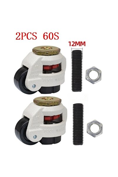 Choice 2PCS GD-60S GD-40F/60F/80F LOAD 500KG,Level Adjustable Foma Wheel Adju...