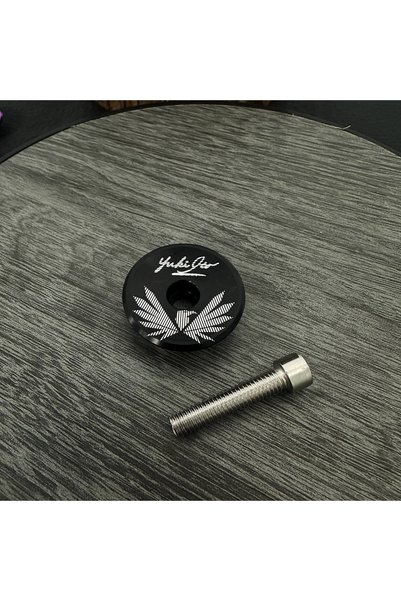 Choice black SRUOEC Stem Cover Aluminium Alloy Stem Top Cap Only 5.2g Ultra L...