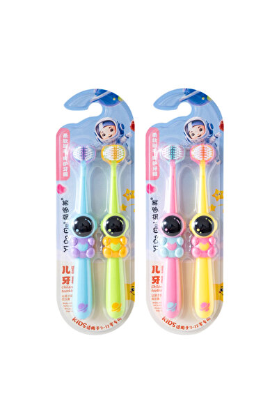 Choice5 2 SETS 2pcs Children's Toothbrush Three-sided Soft Bristle Teeth Whit...