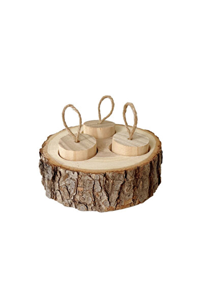Choice Natural Wooden Round Shaped Parrot Chewing Toy Educational Supplies fo...