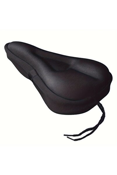 Choice black Bike Seat Cushion Gel Comfort Padded Bicycle Saddle Cover Extra ...