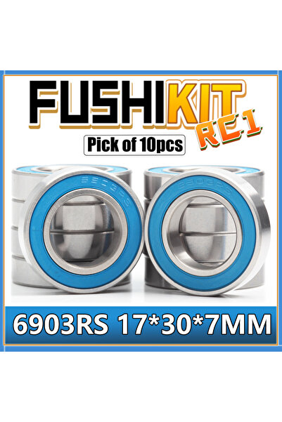 Choice محامل FUSHI 6903RS زرقاء محكمة الإغلاق 17x30x7 مم، قطع غيار محامل كروي...