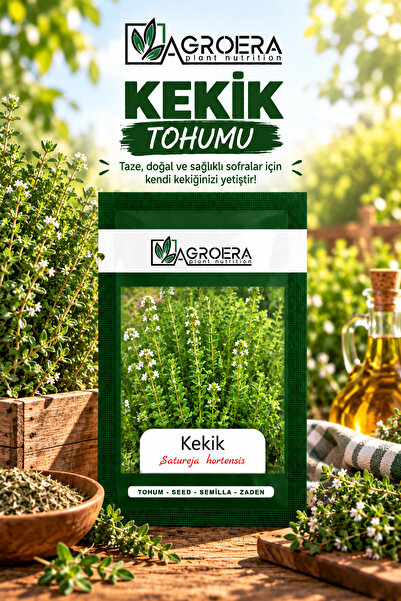 AGROERA Kekik Tohumu Dağ Kekiği Tohumu (ZAHTER) 250 Adet