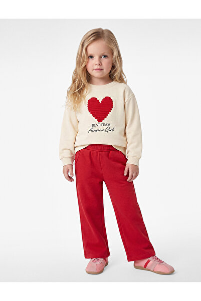 Koton Elastic Waist Ribbed Pocket Detailed Balloon Form Sweatpants