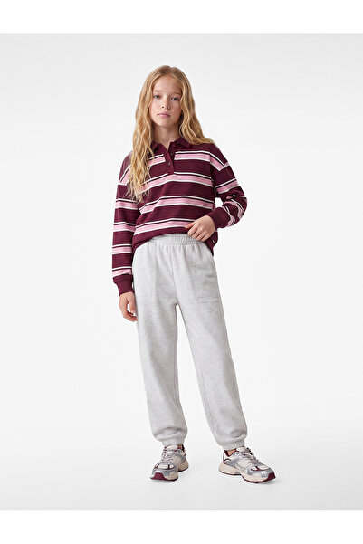 Koton Oversize Elastic Waist Balloon Fit Sweatpants with Pocket Detail