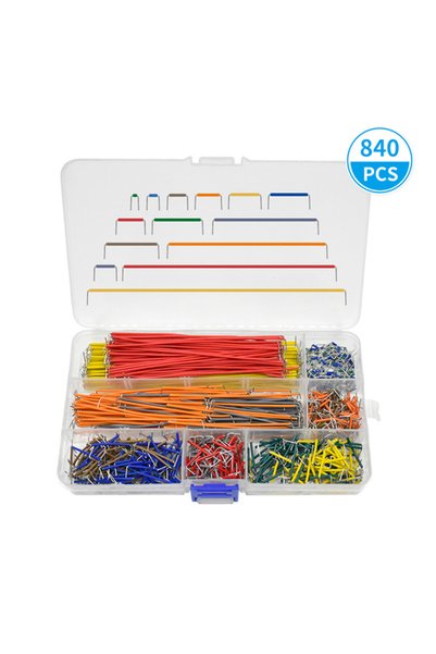 Choice 840pcs 140-840Pcs Preformed Breadboard Jumper Wire Kit 14 Lengths Asso...