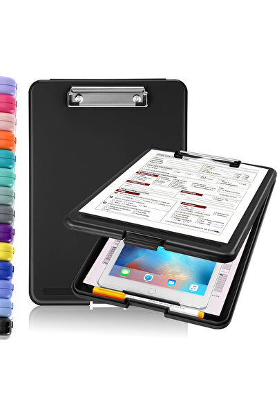 choice2 black Clipboard with Storage (Multiple Colors Available) with Low Pro...