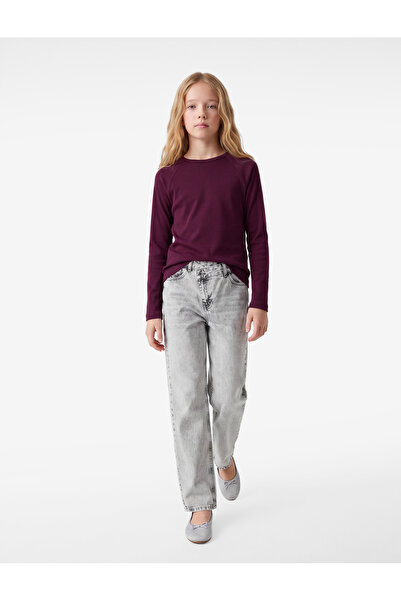 Koton Crew Neck Modal Blend Long Sleeve Basic T-Shirt