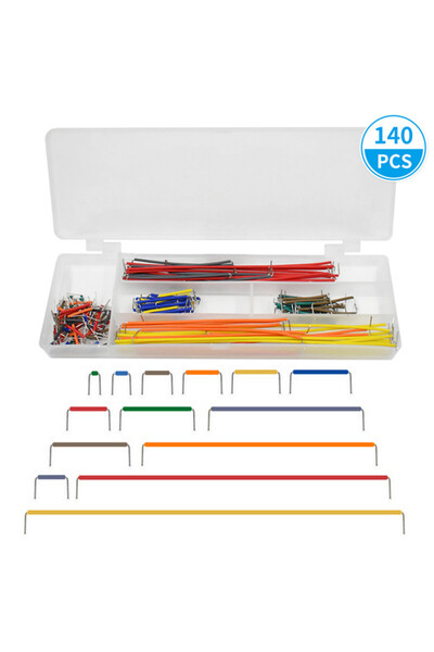 choice2 140pcs 140-840Pcs Preformed Breadboard Jumper Wire Kit 14 Lengths Ass...
